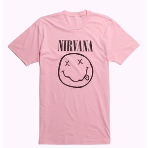Pink Woman’s Nirvana T-shirt, barely worn